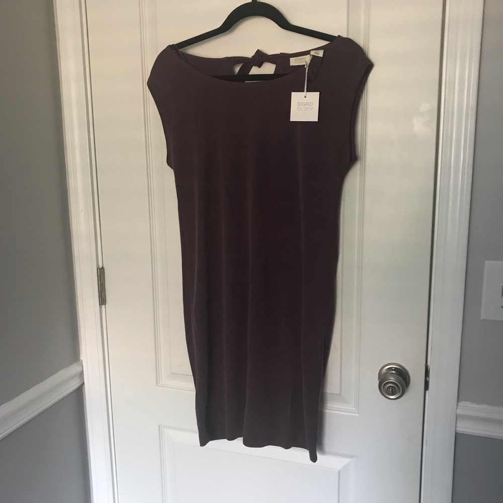 Sigrid Olsen Purple Dress